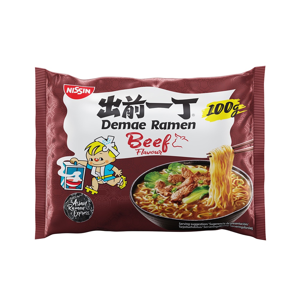 Nissin Demae Ramen Beef Noodles