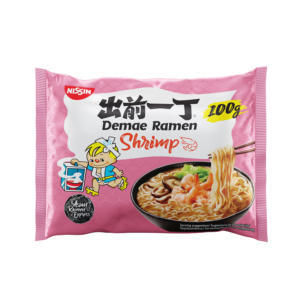 Nissin Demae Ramen Shrimp Noodles